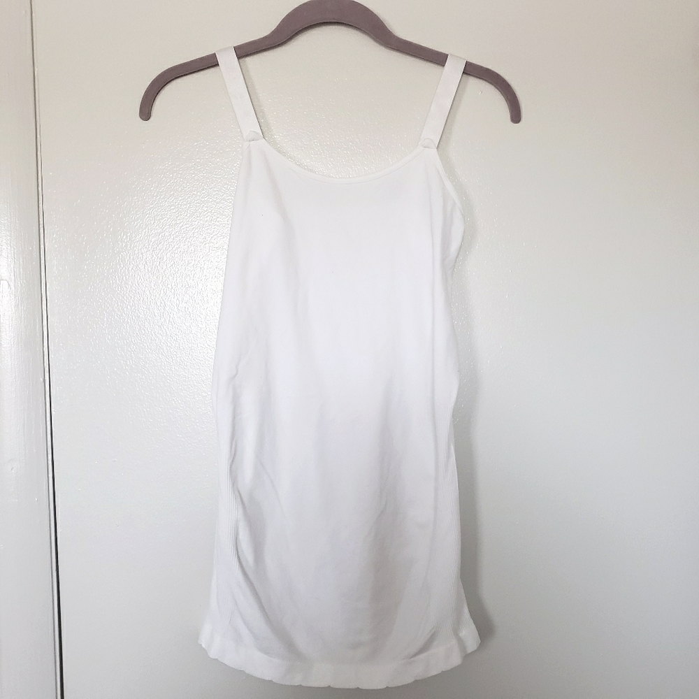 Maternity white stretchy undershirt